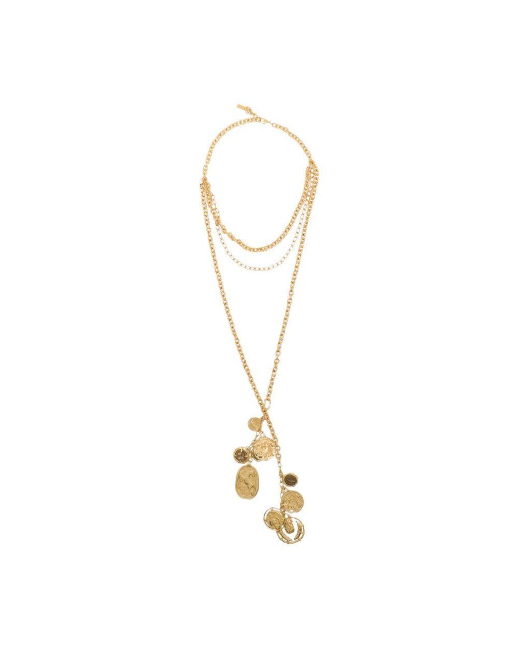 Collier Medals Chloé en coloris Metallic