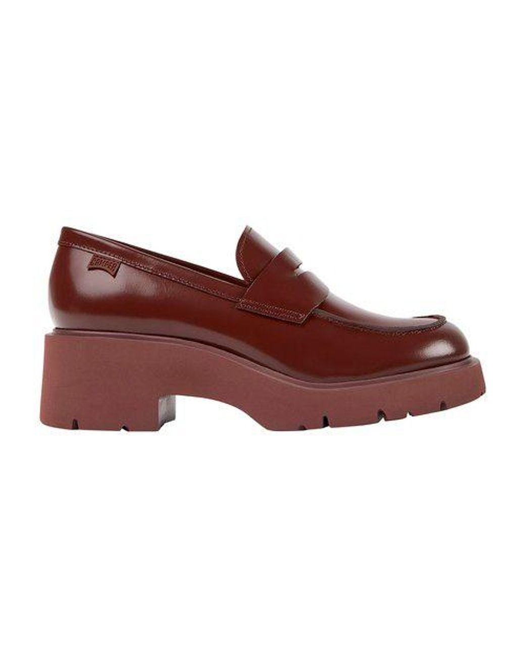 Camper Milah Loafers in Red | Lyst