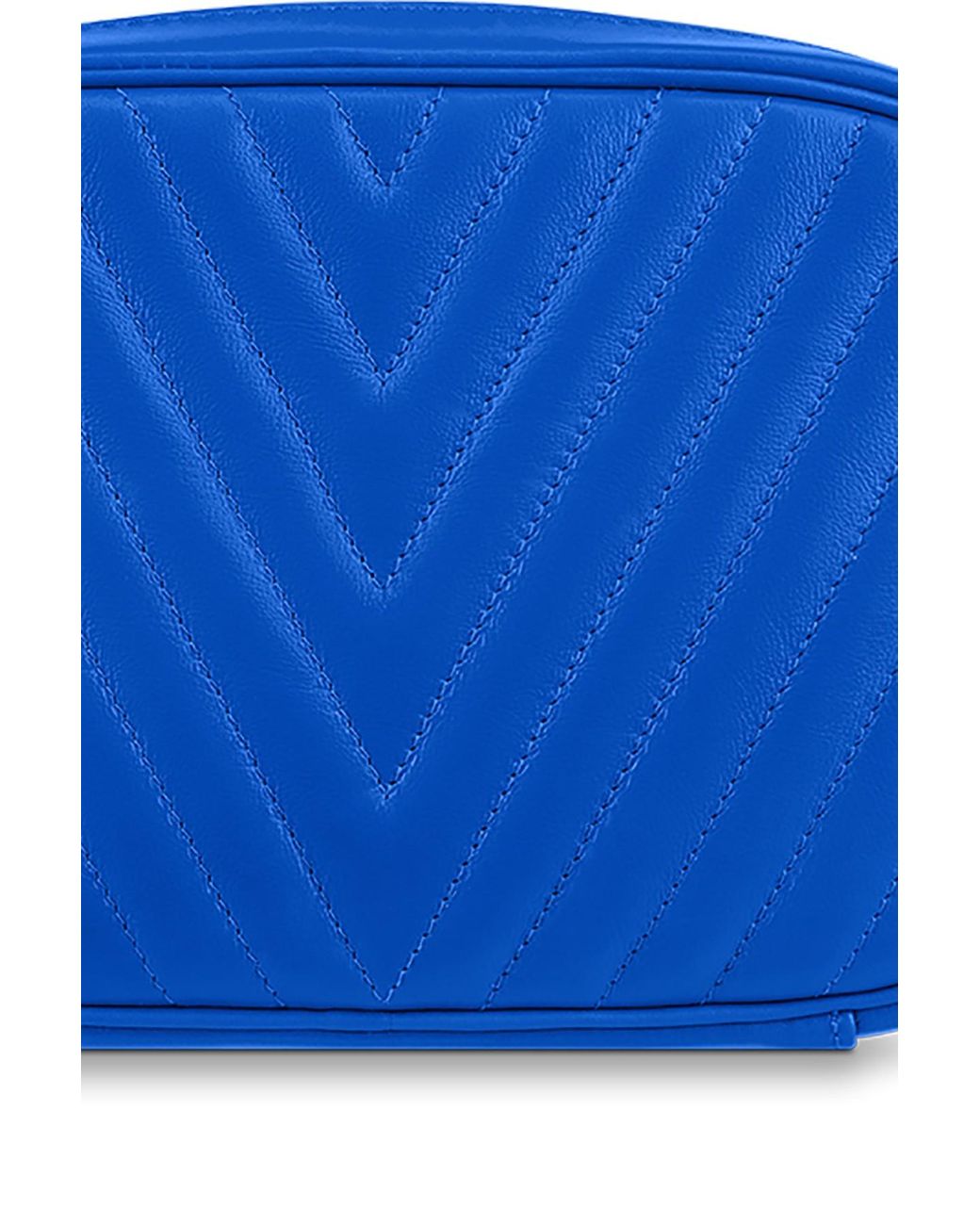 LOUIS VUITTON Bleu Neon Calf Skin Leather New Wave Camera Bag