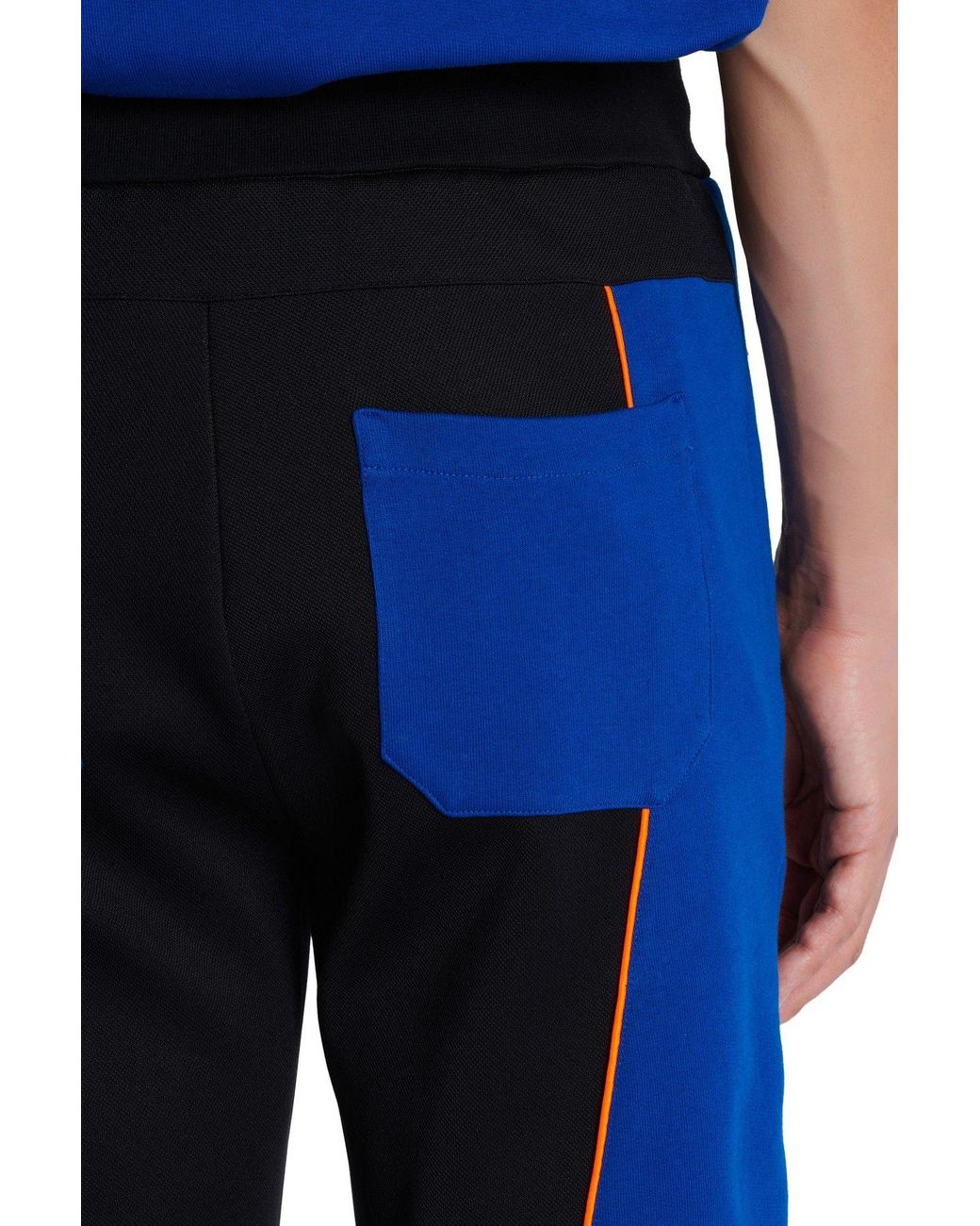 Balmain Balman Logo Panel jogging Pants in Blue for Men | Lyst