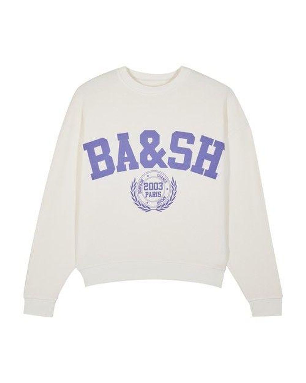 Ba & Sh Benjamin Sweatshirt in White | Lyst