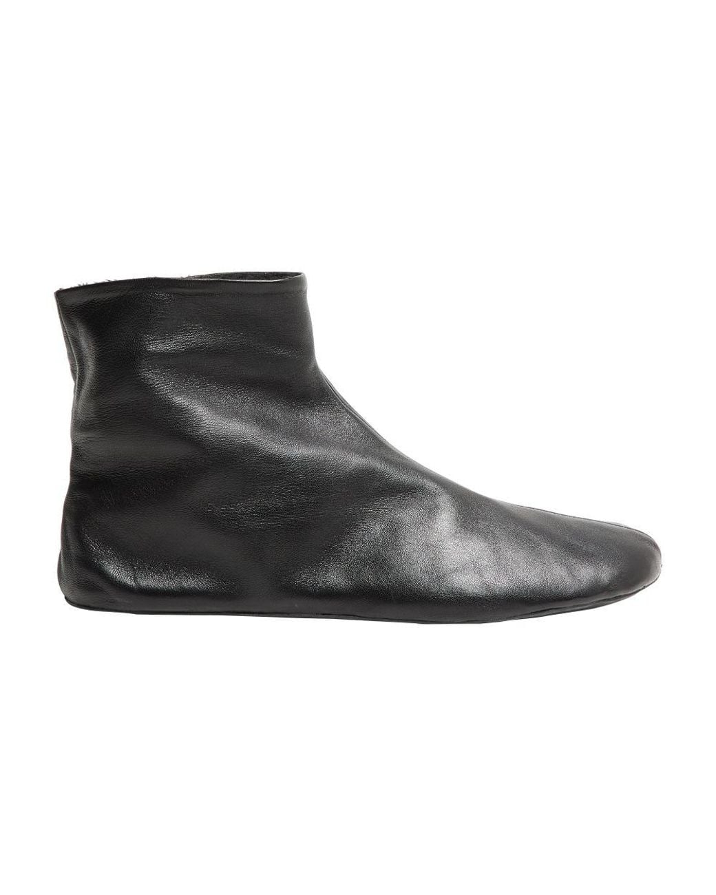 The Row Black Stella Ankle Boots