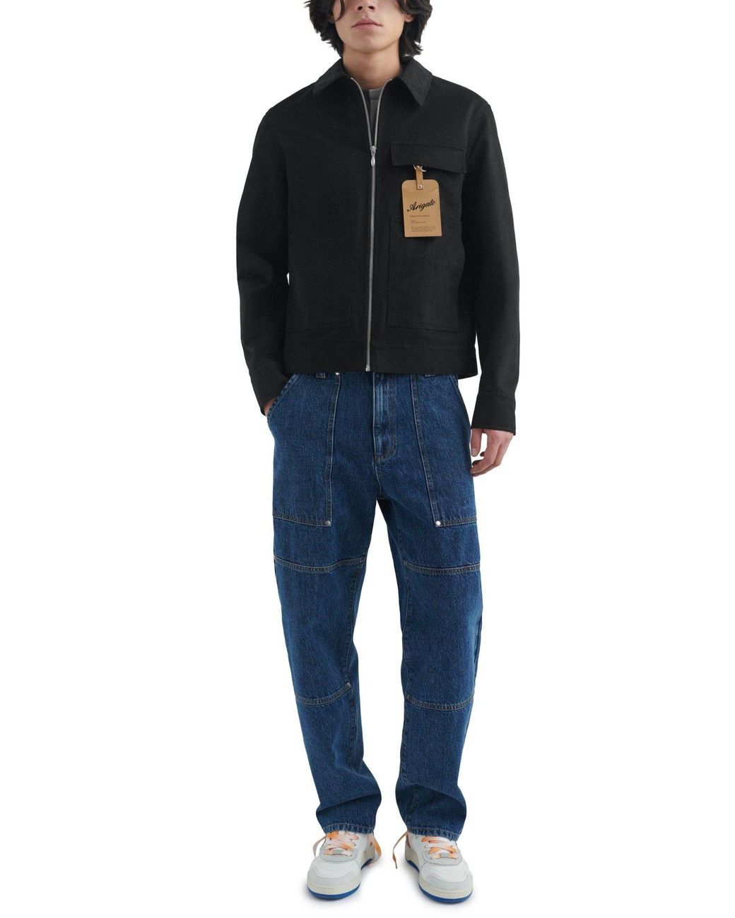 Axel Arigato Story Workwear Jacket in Black for Men | Lyst