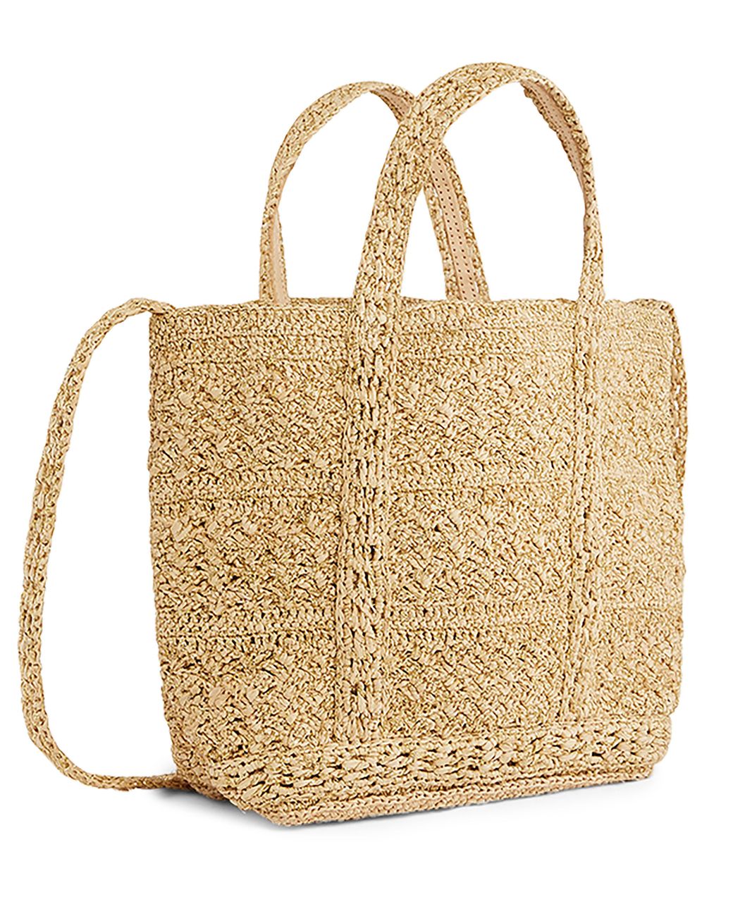 Cabas S en raphia et lurex Vanessa Bruno en coloris Metallise Lyst