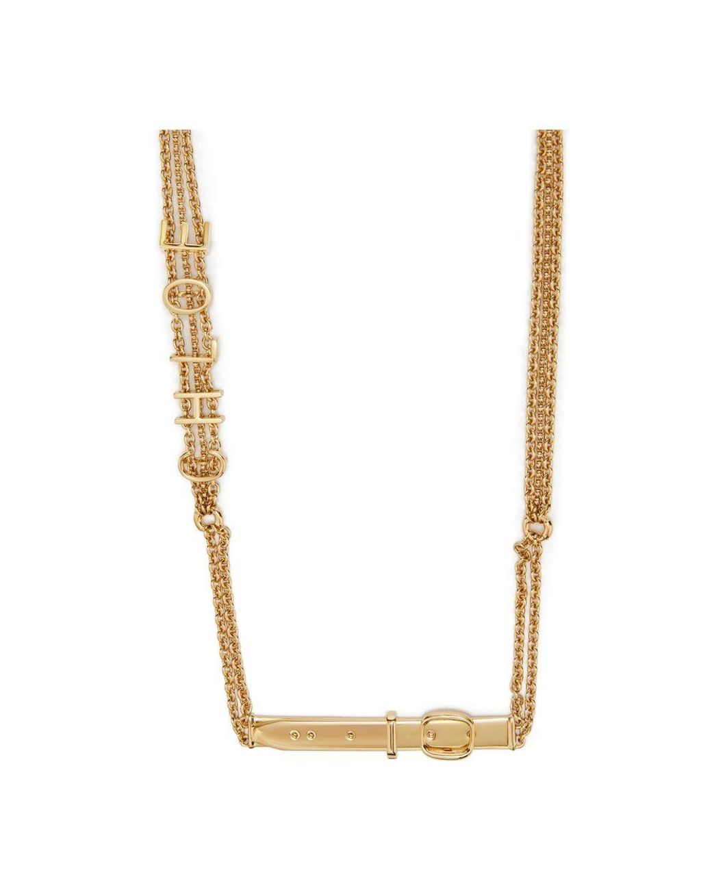 Chloé Metallic Plated Belt