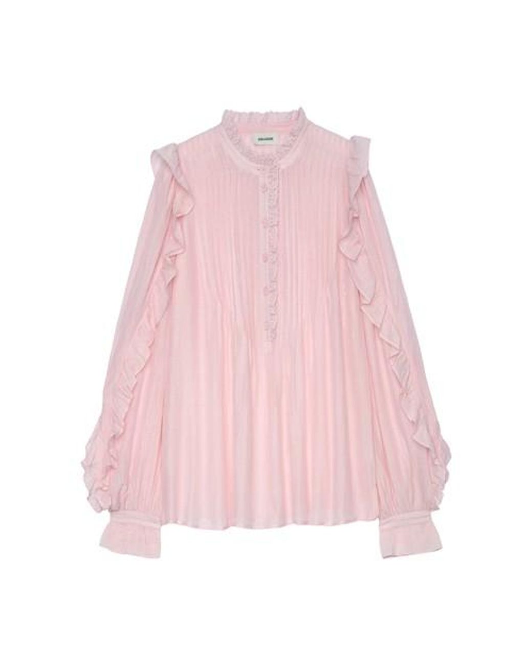 Zadig & Voltaire Timmy Blouse in Pink | Lyst UK