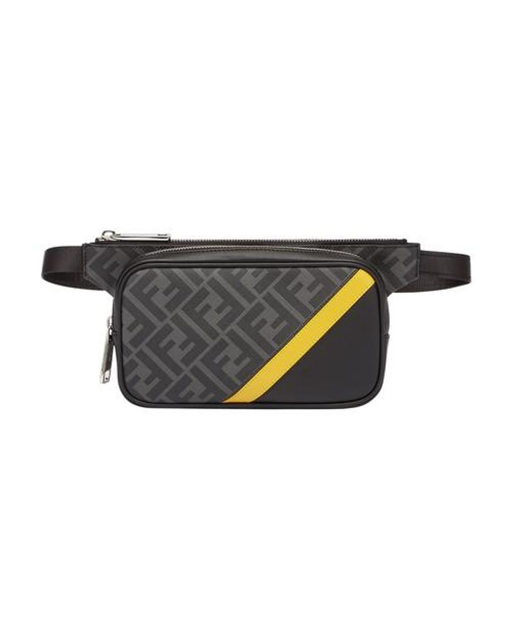 Fendi belt shop bag black