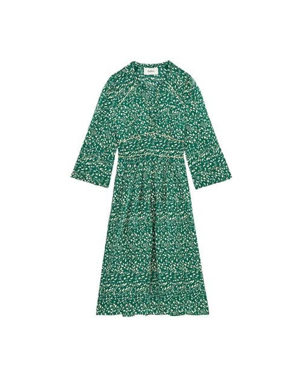 Ba&sh Esmee Dress in Green | Lyst UK