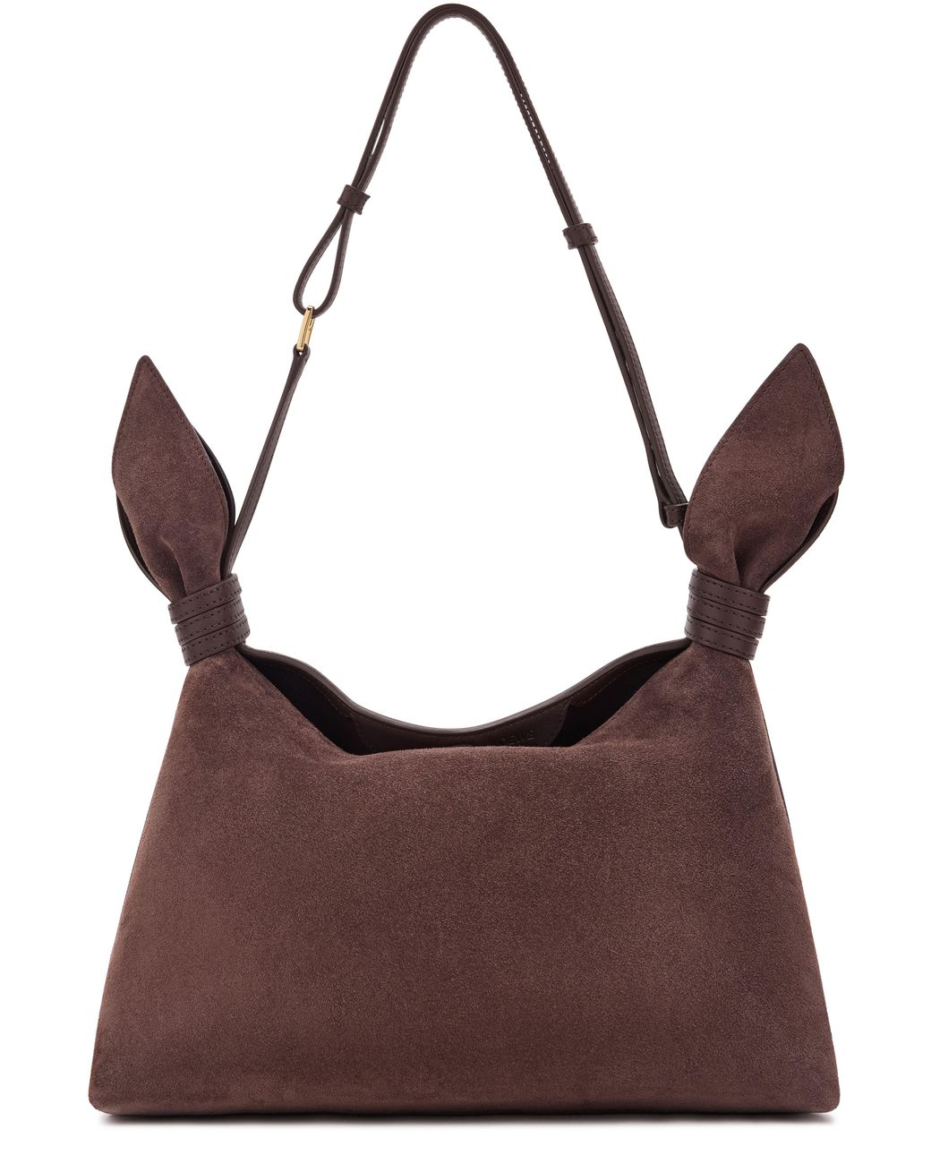 Loewe Brown Medium Suede Scarf Bag