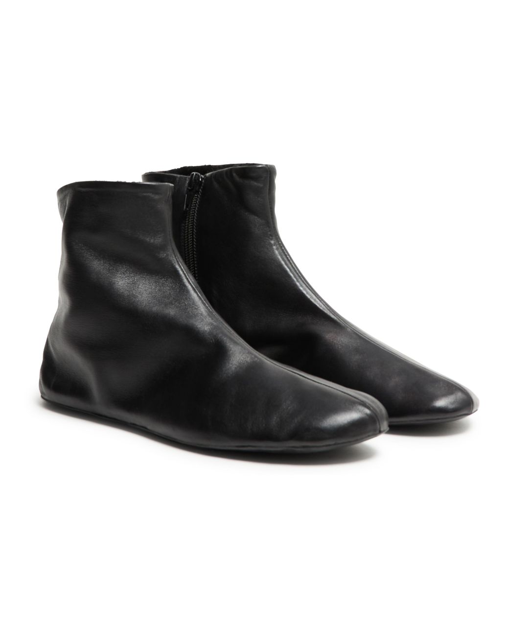 The Row Black Stella Ankle Boots