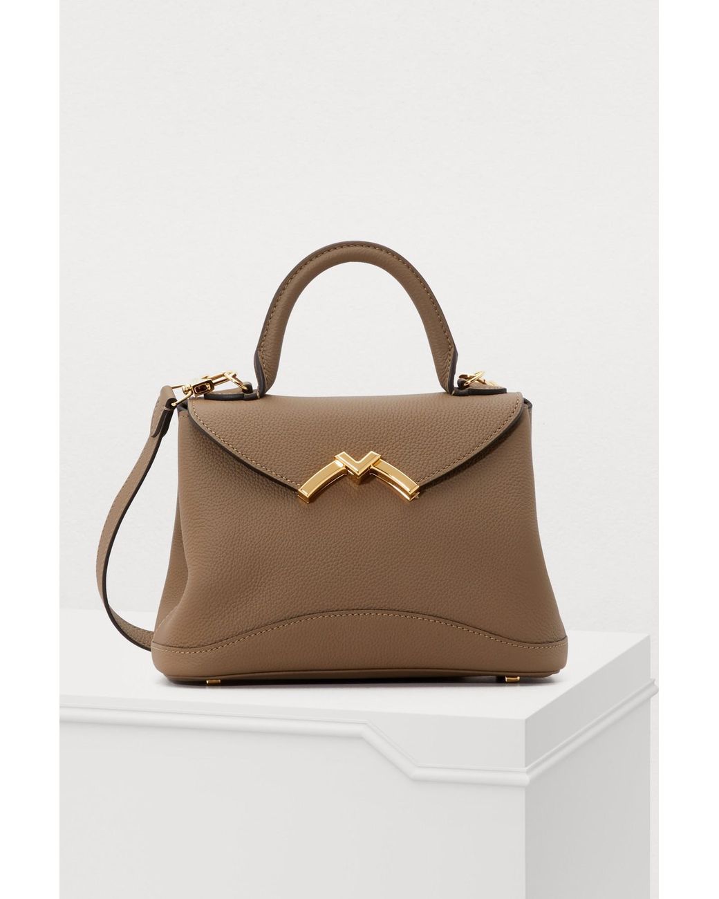 Moynat Gaby Bb Handbag in Brown | Lyst