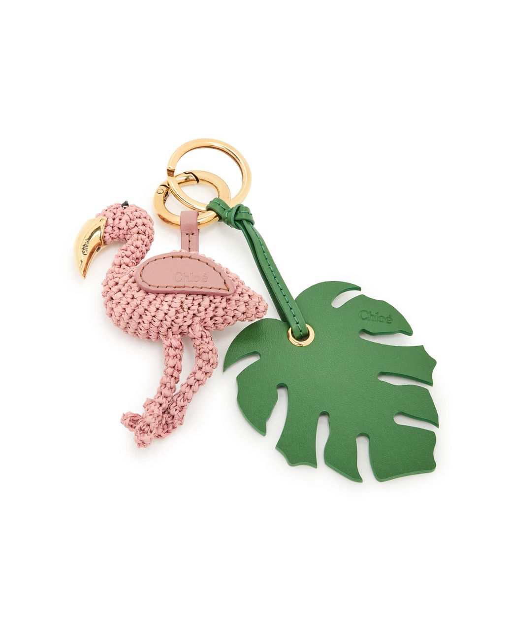 Chloé Green Chloé Symbols Keyring