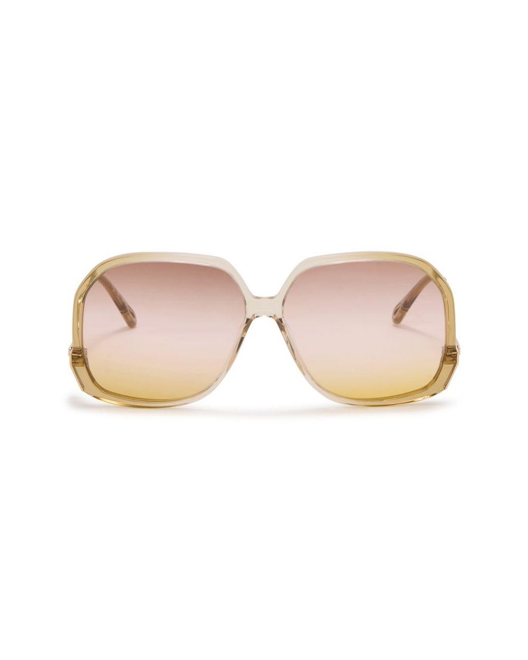 Chloé Pink Sonnenbrille Chloé Wavy