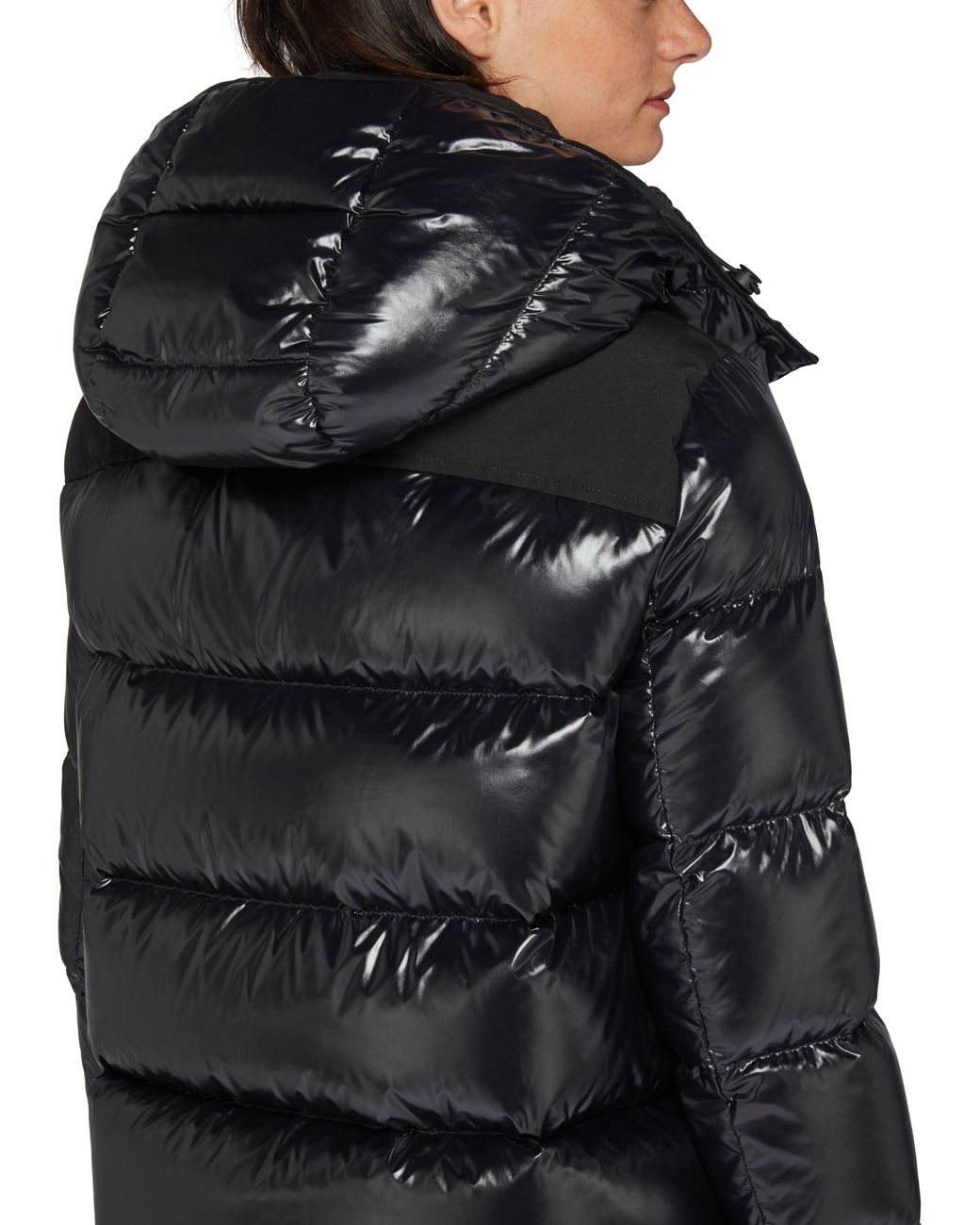 MONCLER | Brandon Down Jacket 関税込 Moncler Brandon Shearling Down Jacket in Black | Lyst