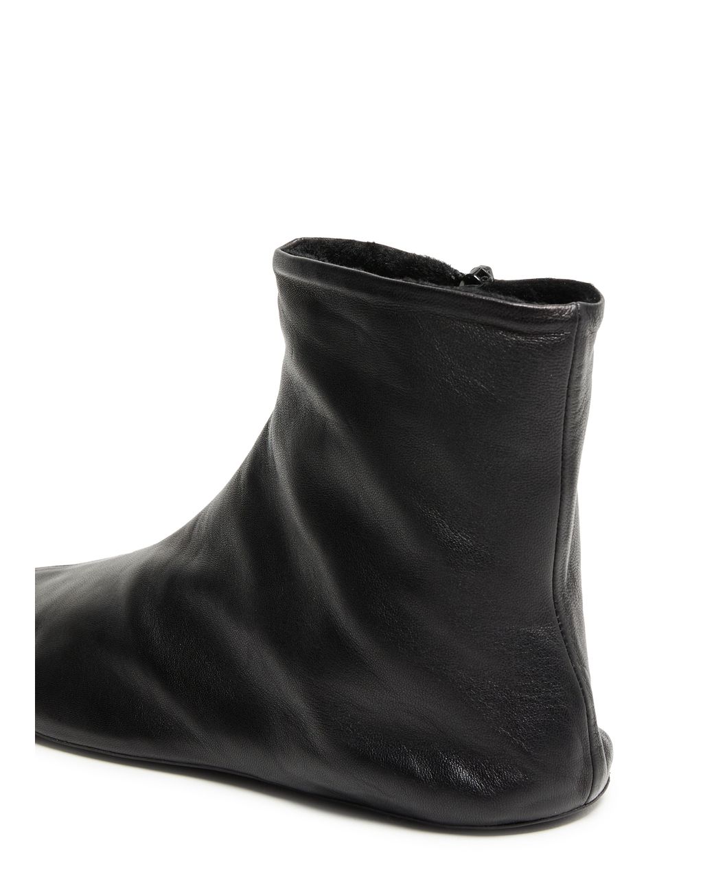 The Row Black Stella Ankle Boots