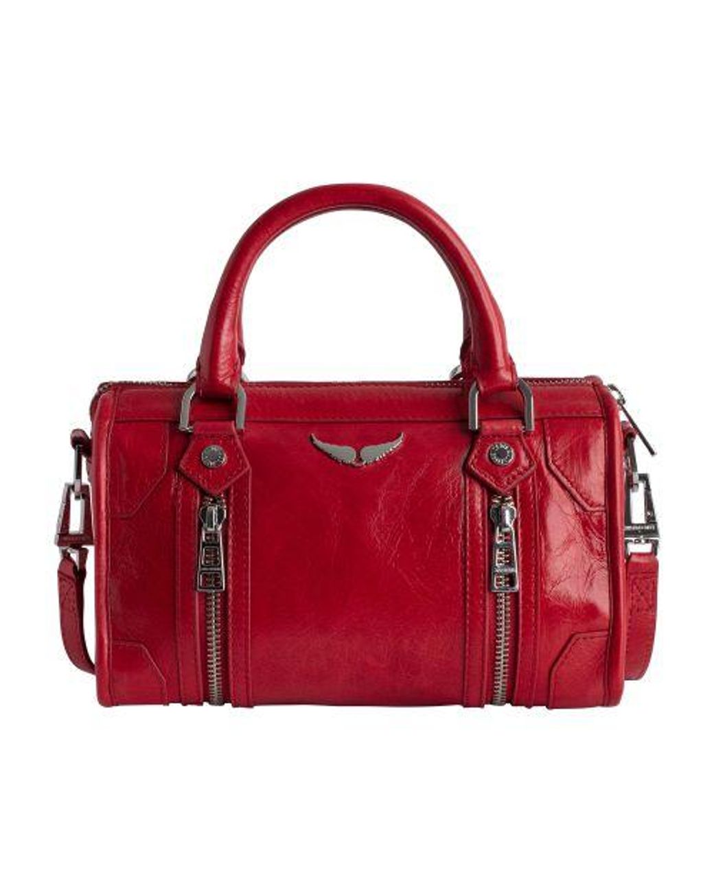 Sac XS Sunny #2 Vintage Patent Zadig Voltaire en coloris Rouge