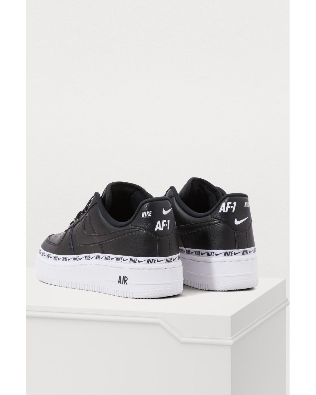 Nike Air Force 1 07 Se Prm Sneakers in Black | Lyst