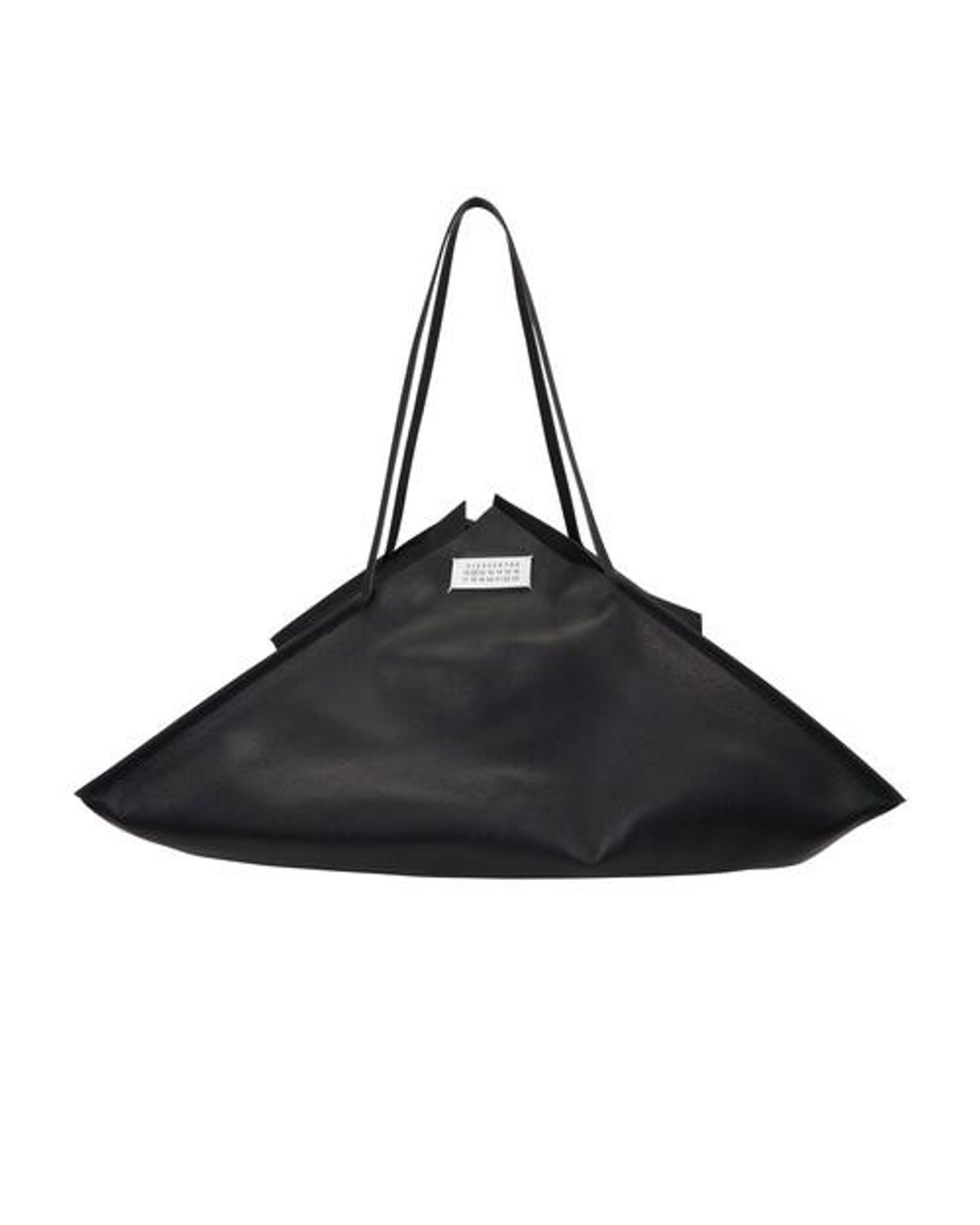 Maison Margiela Leather Umbrella Tote Bag in Black | Lyst