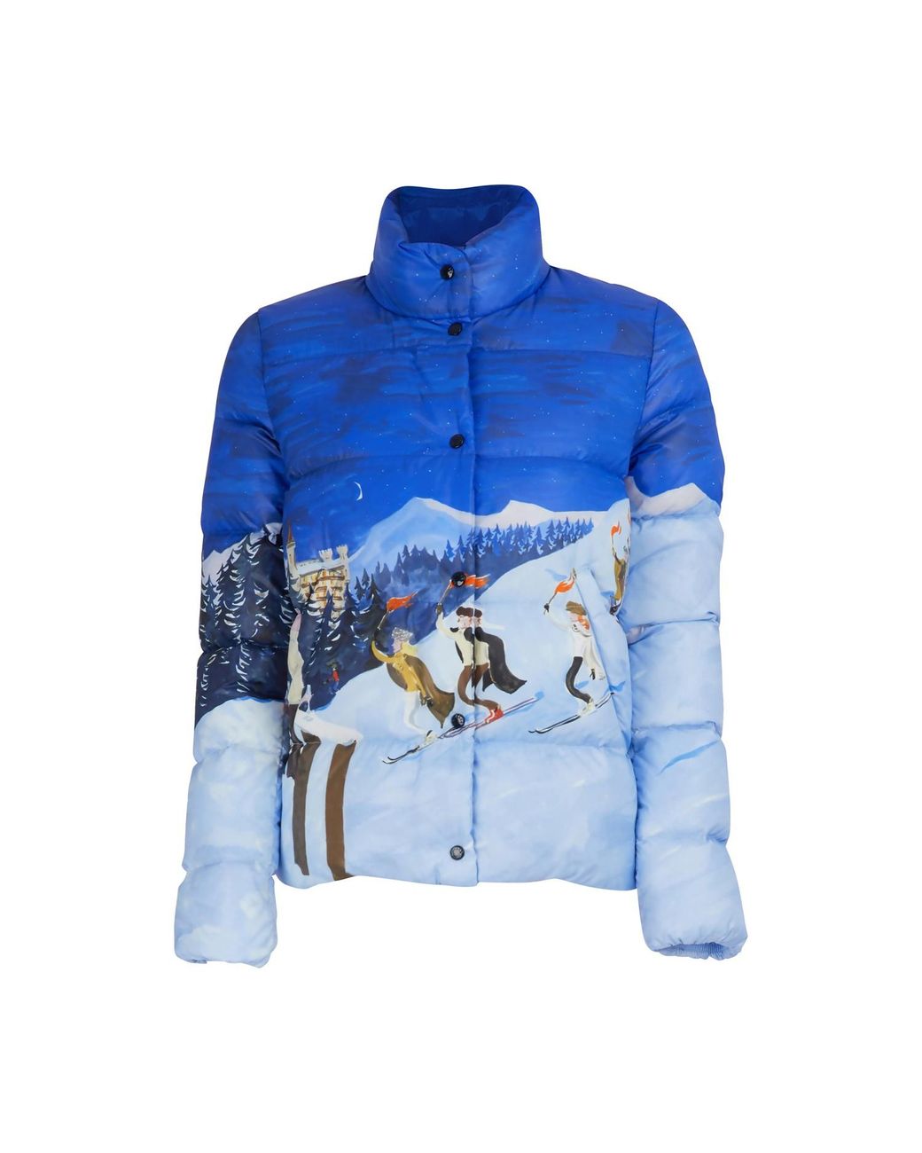 3 MONCLER GRENOBLE Brethil Ski Scene-print Quilted Jacket in Blue for Men |  Lyst Canada