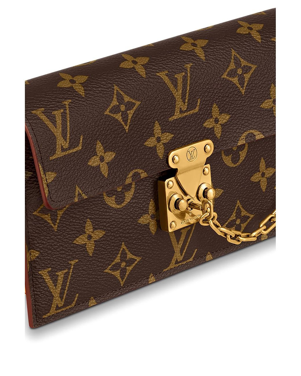 Louis Vuitton S Lock Belt Pouch Monogram MM Brown in Canvas
