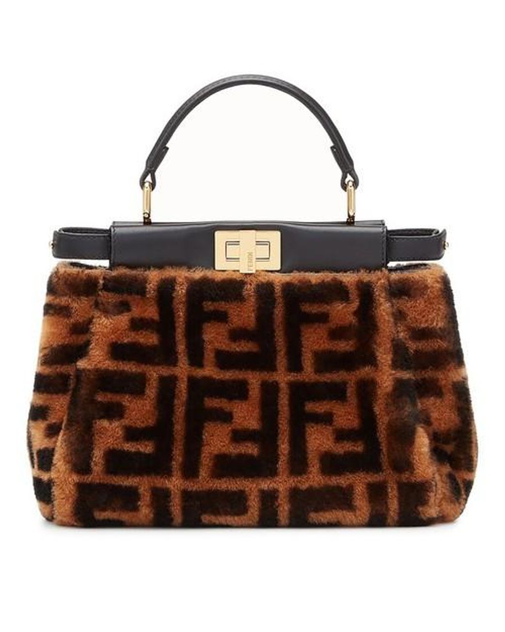 Fendi Peekaboo Iconic Mini | Lyst