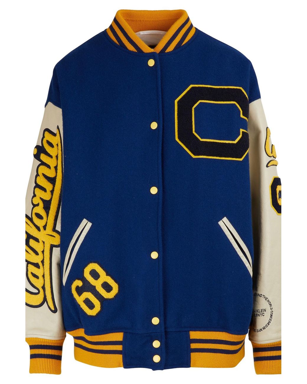 Calvin klein varsity bomber jacket 2025