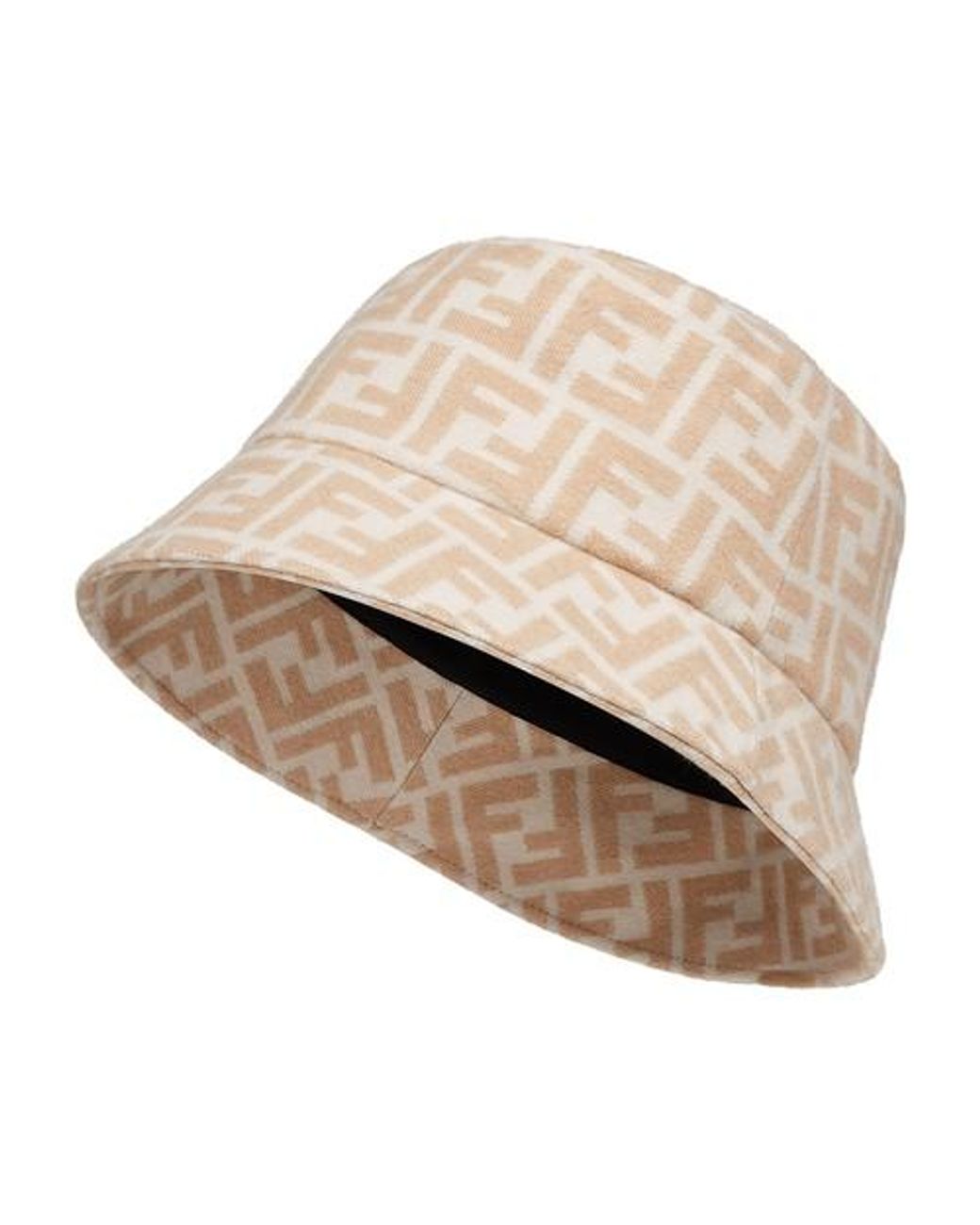 Fendi Bucket Hat in Natural | Lyst UK
