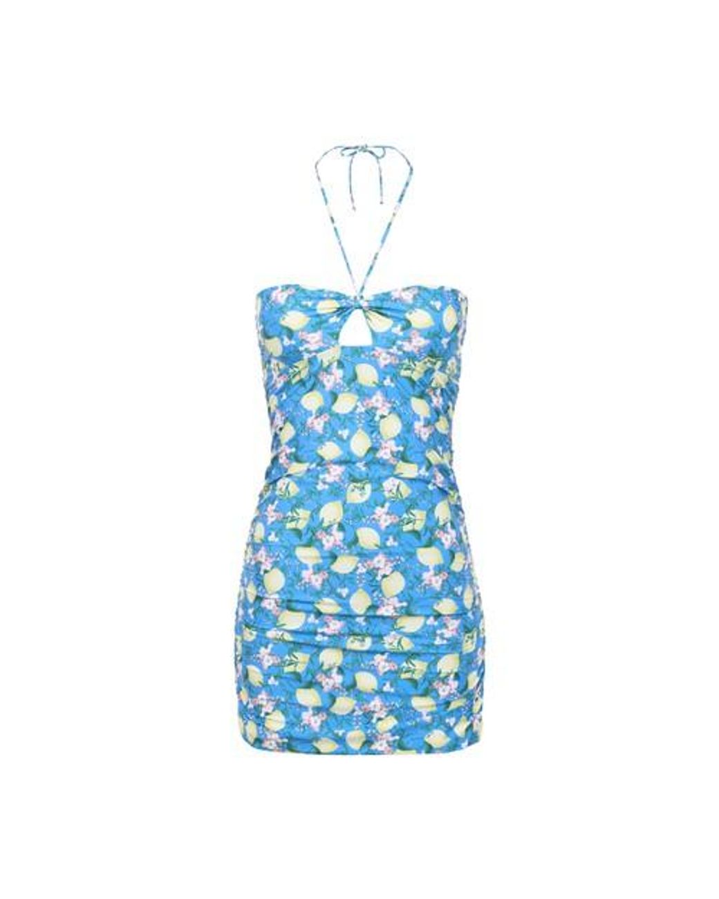 La Perla Kurzes Kleid mit Print in Blau | Lyst DE