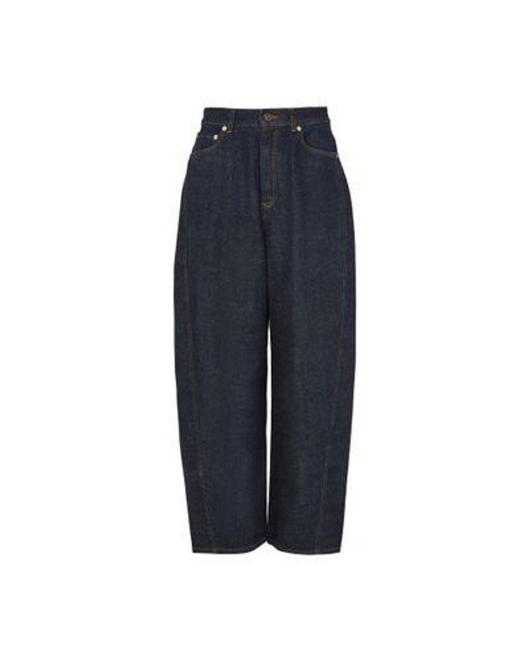 Givenchy Blue Raw Cocoon Jeans