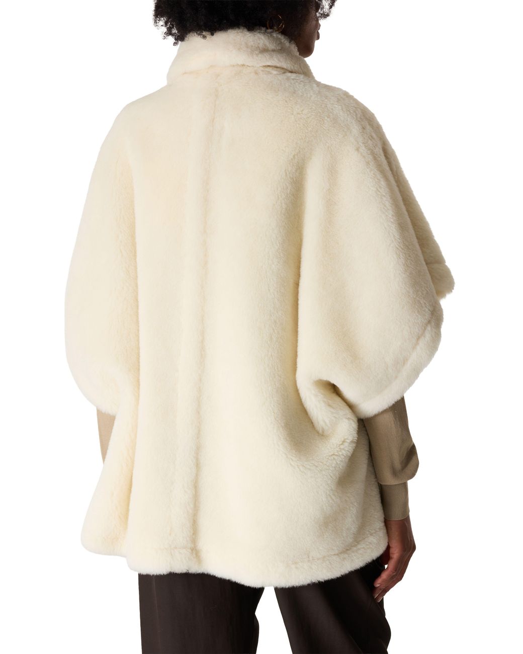 Max Mara Natural Tebe Teddy Cape