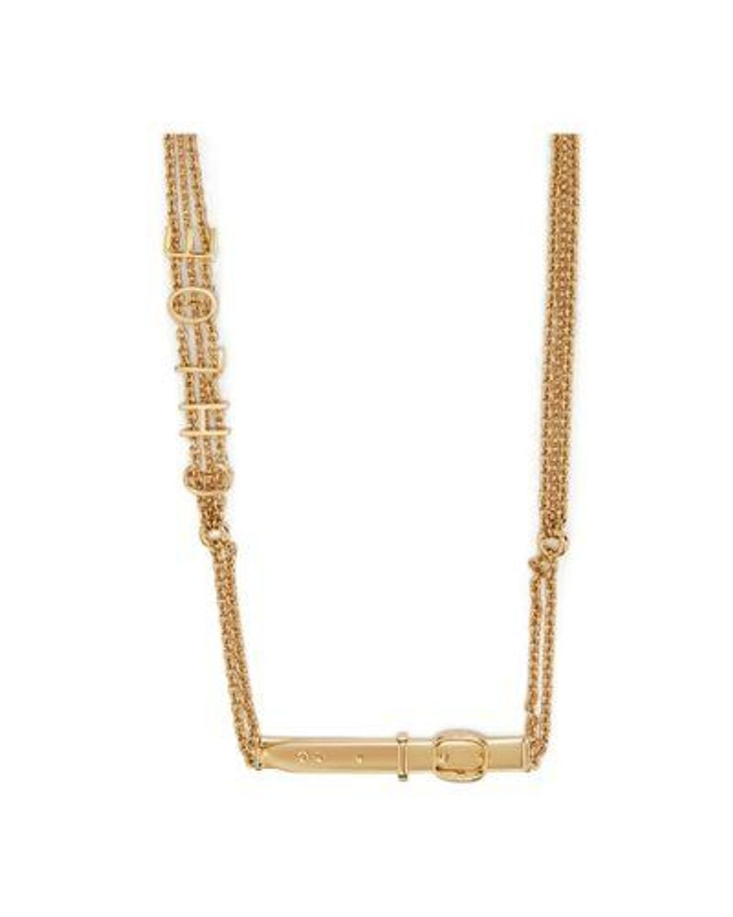 Chloé Metallic Plated Belt