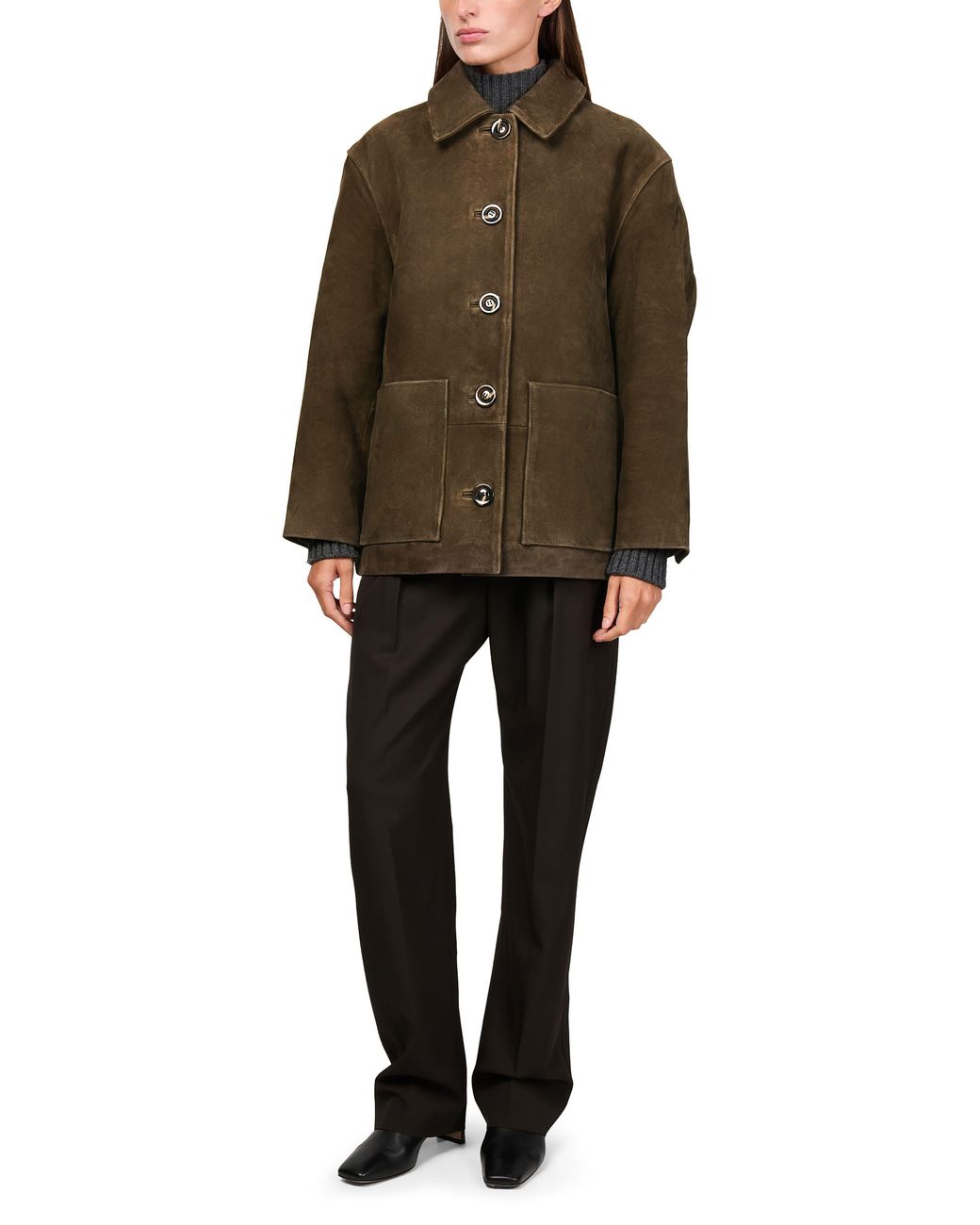 Soeur Brown Vincenzo Leather Jacket