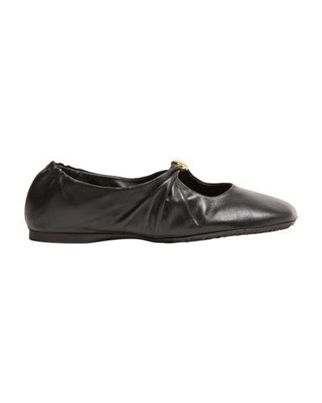Loewe Black Pebble Soft Ballerinas