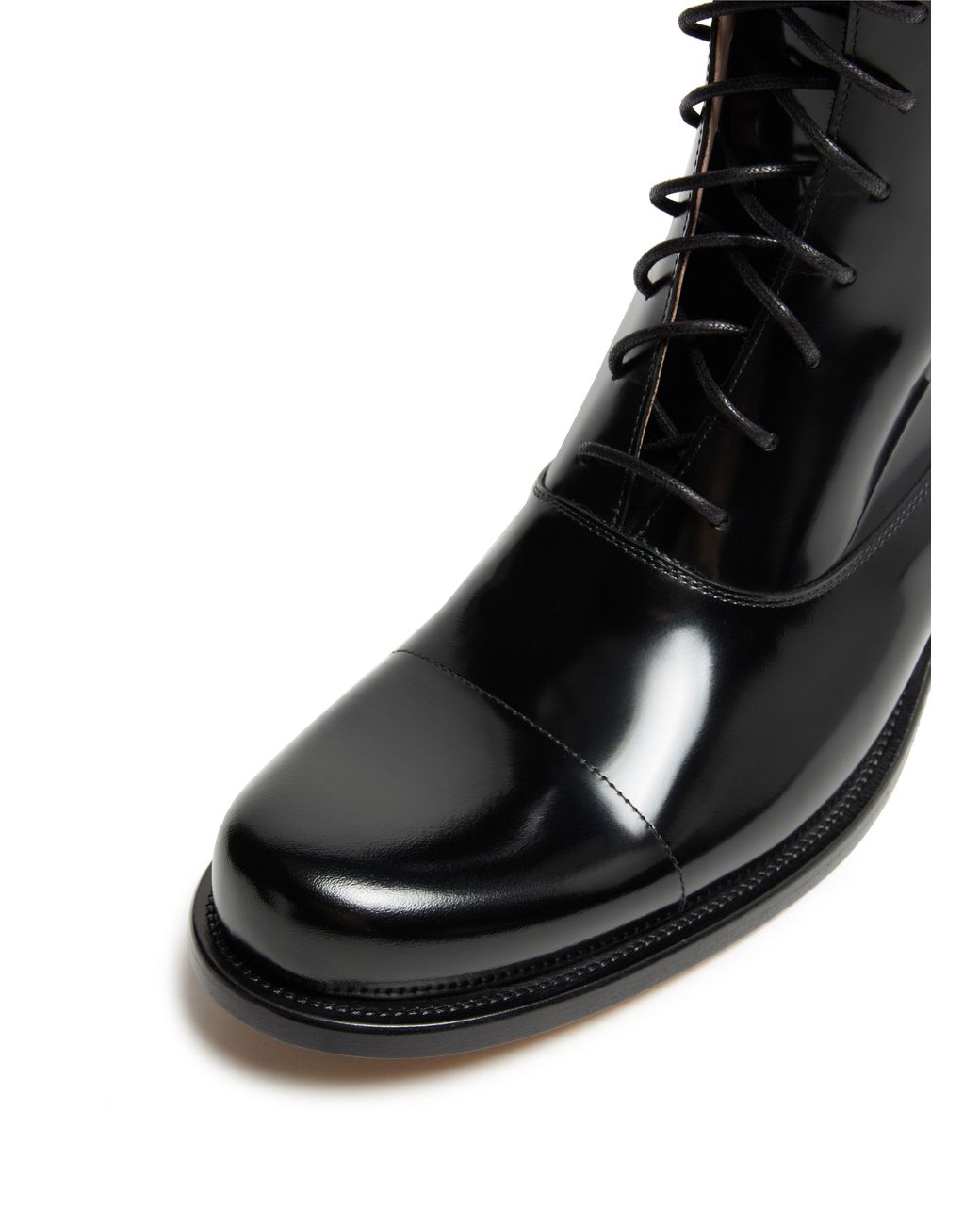 The Row Black Schnürstiefeletten Kai