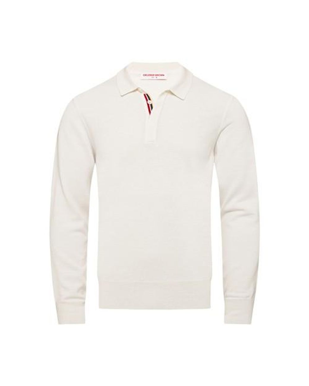 Orlebar Brown Ebro Ob Stripe Polo Shirt in White for Men | Lyst UK
