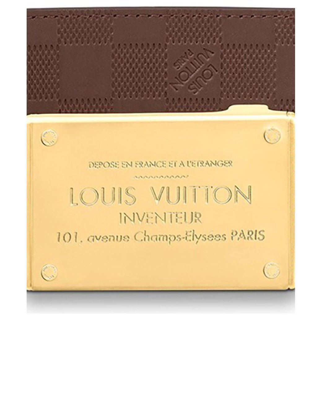 Louis Vuitton Neo Inventeur Wendegürtel 40 mm in Braun für Herren