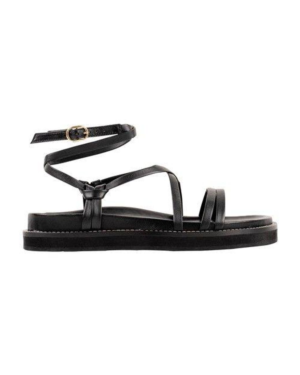 Bobbies Salina Sandals in Black | Lyst