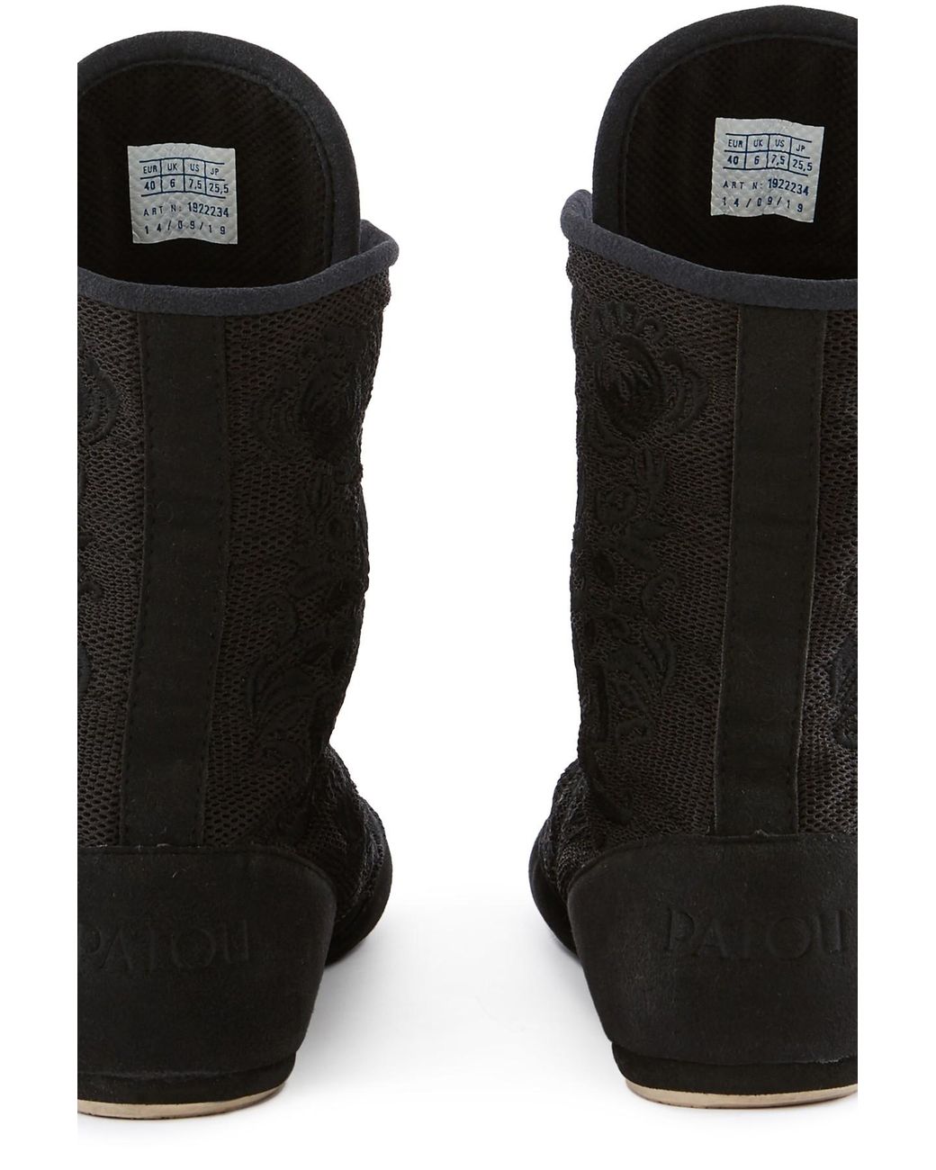 Patou X Le Coq Sportif Embroidered Sneakers in Black Lyst
