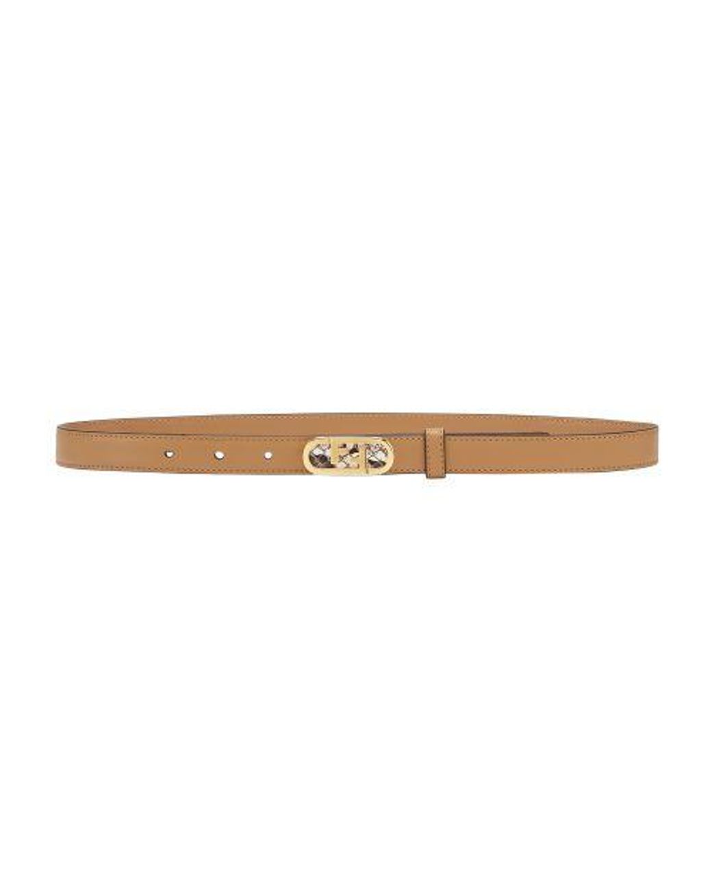Fendi O lock Belt in Natural Lyst UK