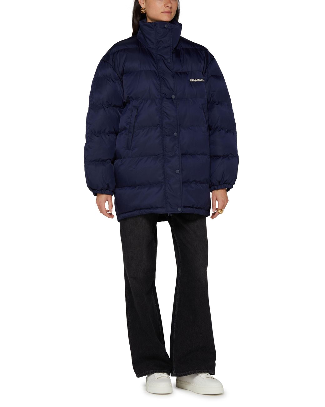 Isabel Marant Belize Puffer Jacket/Coat in Blue | Lyst
