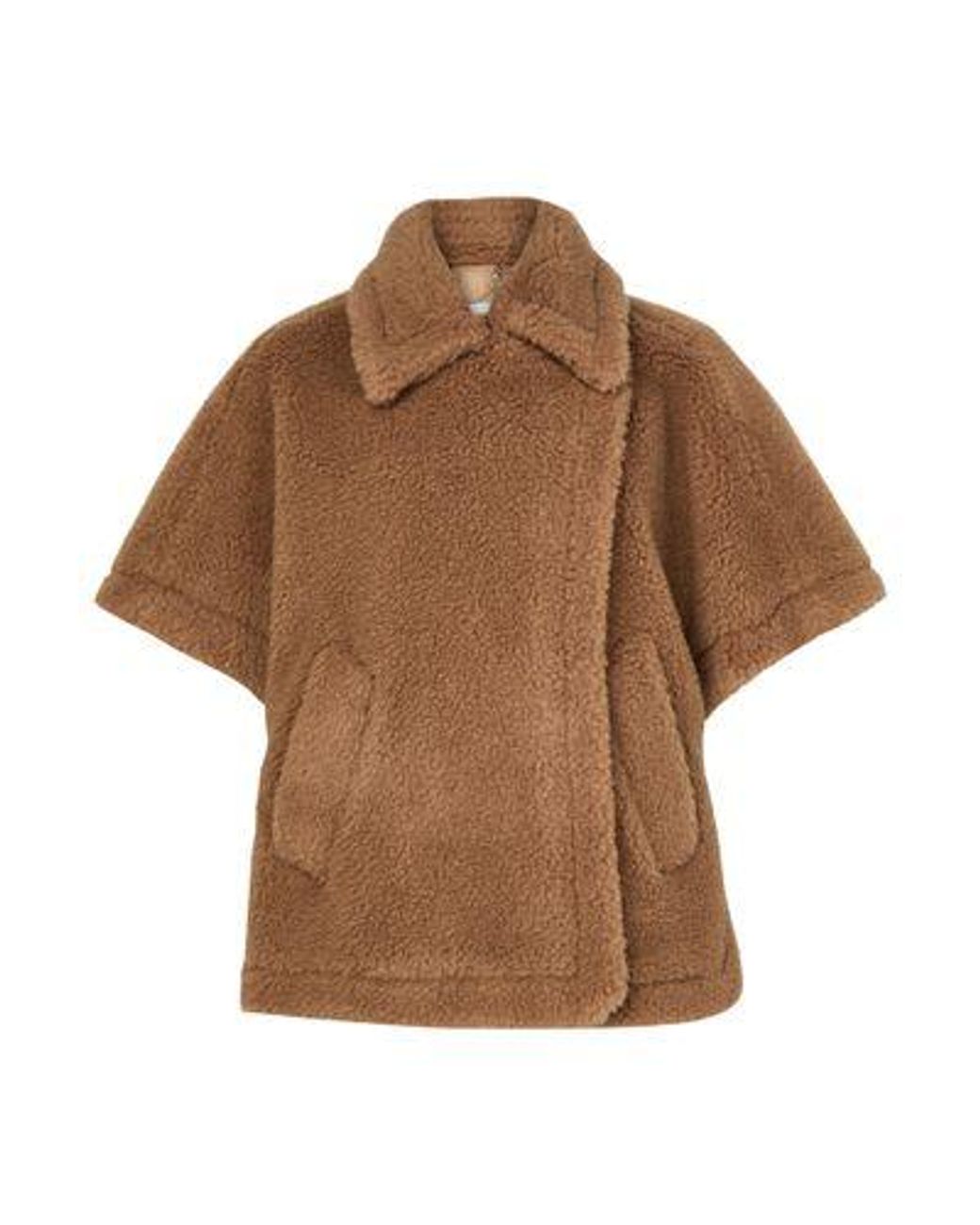 Max Mara Brown Tebe Teddy Cape