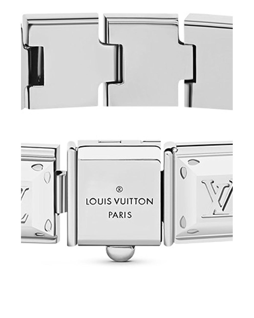 Louis Vuitton Nanogram Tennis Bracelet - Gold-Tone Metal Link