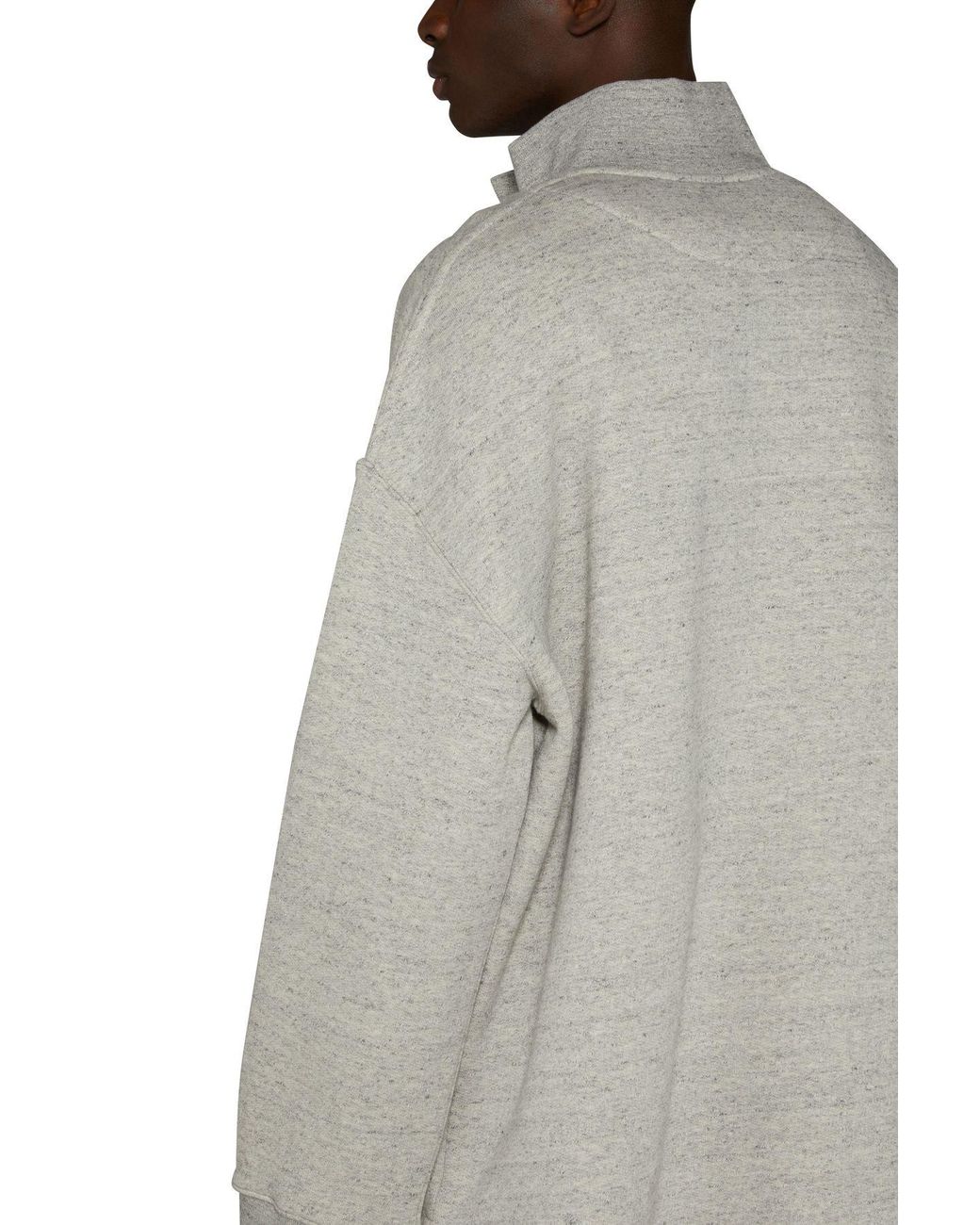 LOEWE セール★ HIGH NECK SWEATSHIRT★GREY Loewe High Neck Sweatshirt in Gray for Men | Lyst