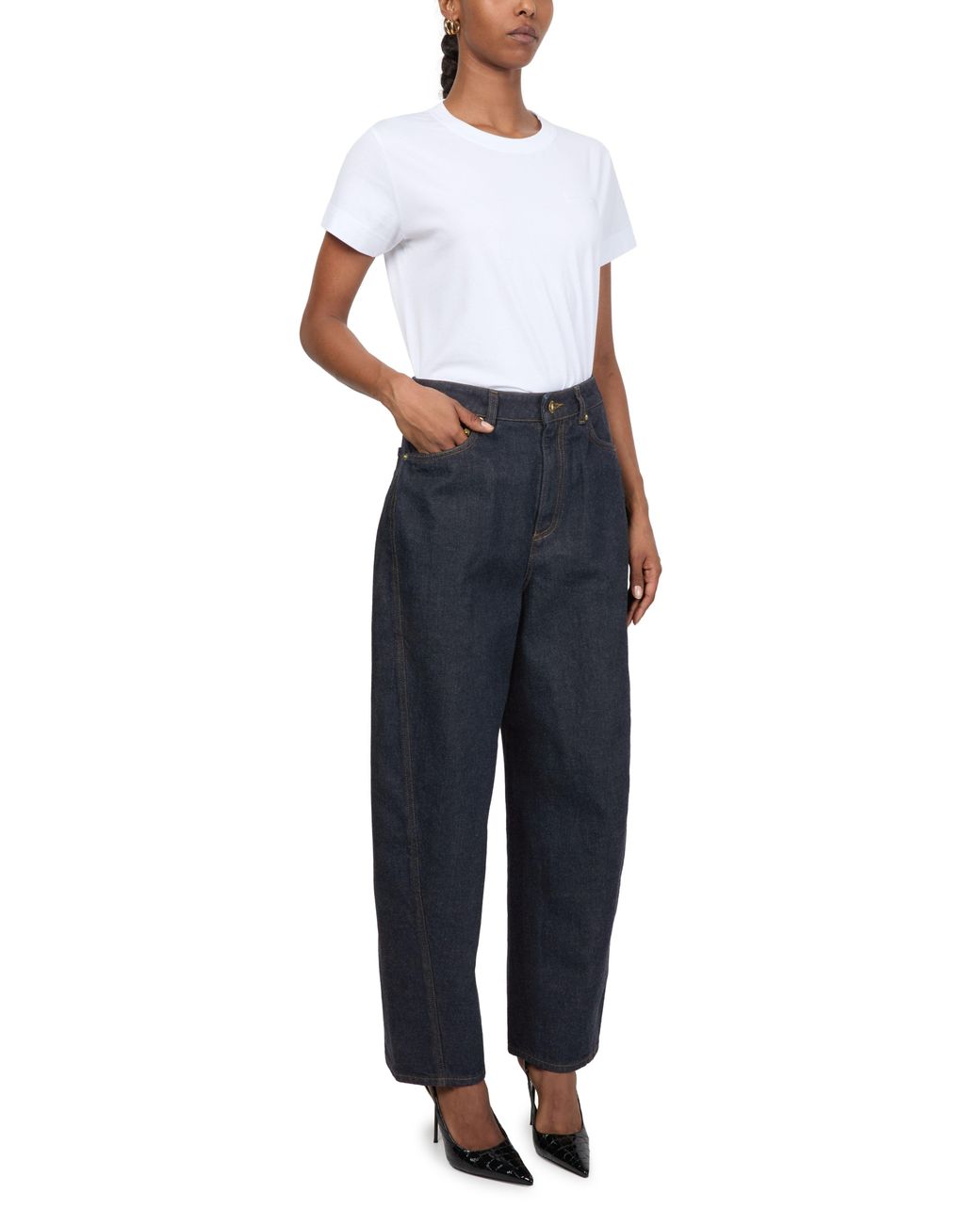 Givenchy Blue Raw Cocoon Jeans
