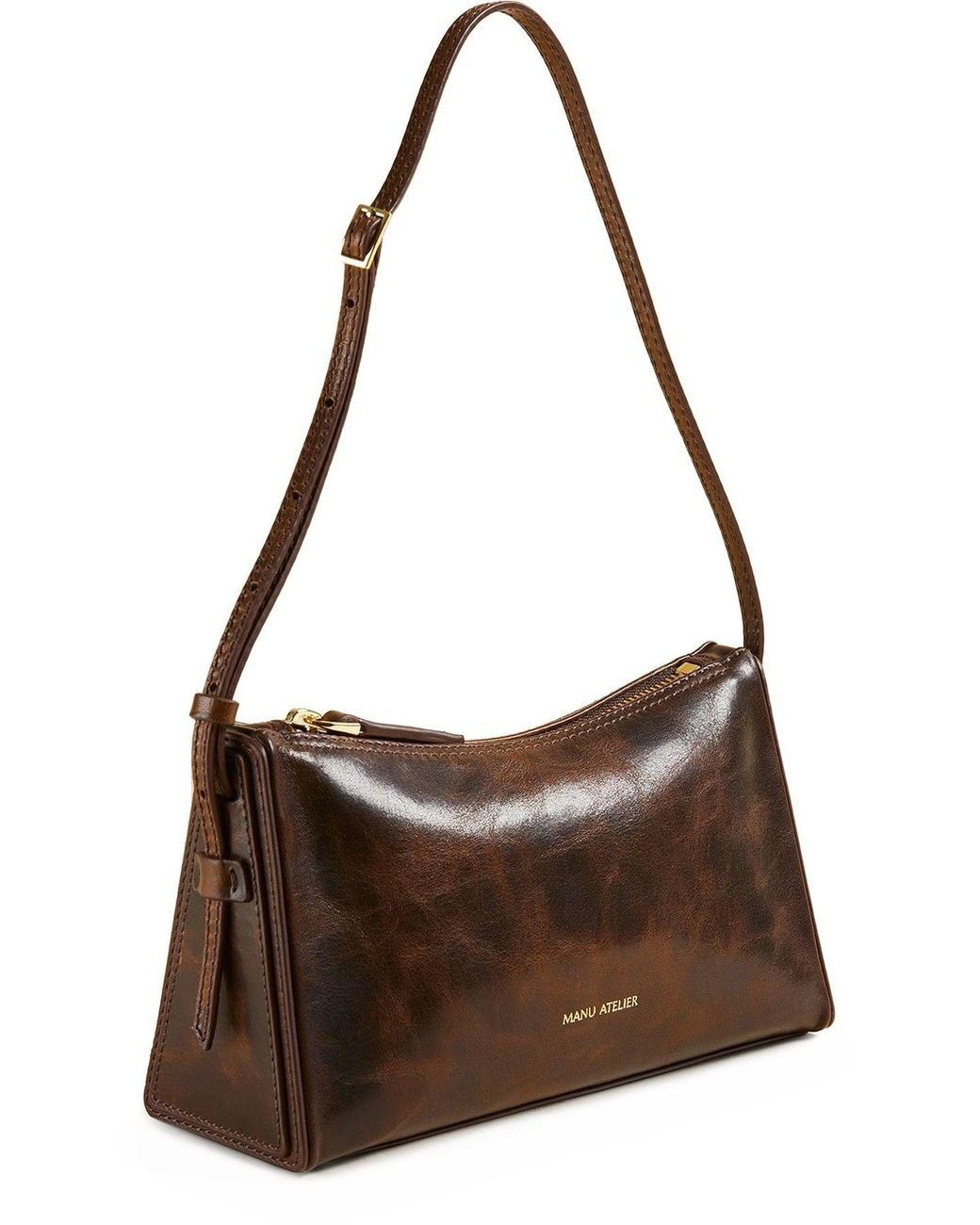 MANU Atelier Prism Shoulder Bag in Brown | Lyst
