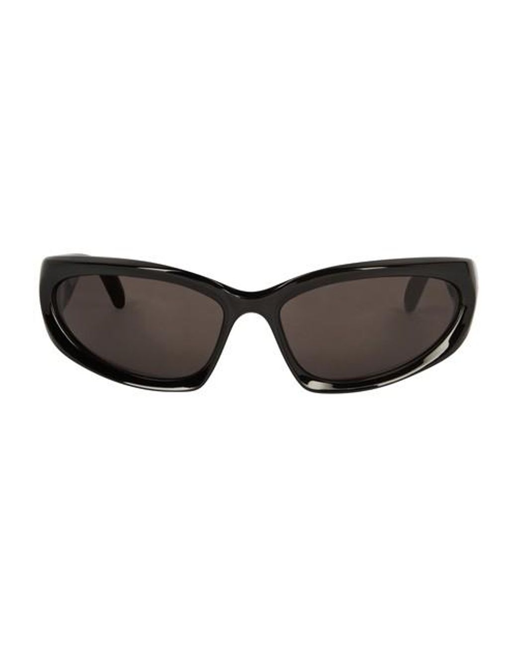 Balenciaga Swift Oval Sunglasses in Black Lyst