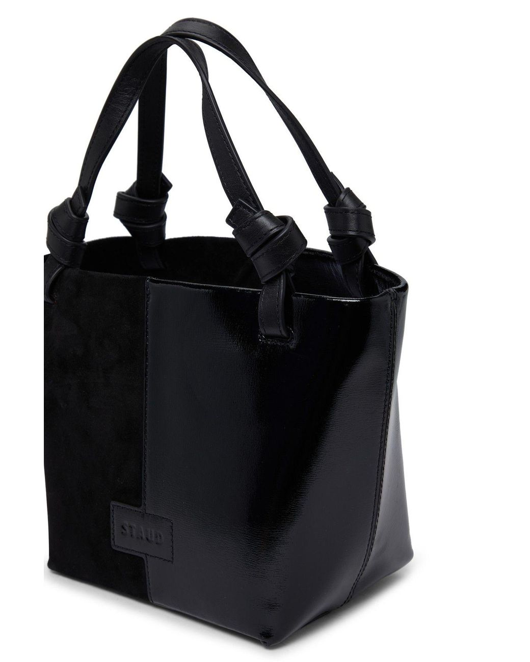 STAUD Women's Black Ida Mini Tote Bag