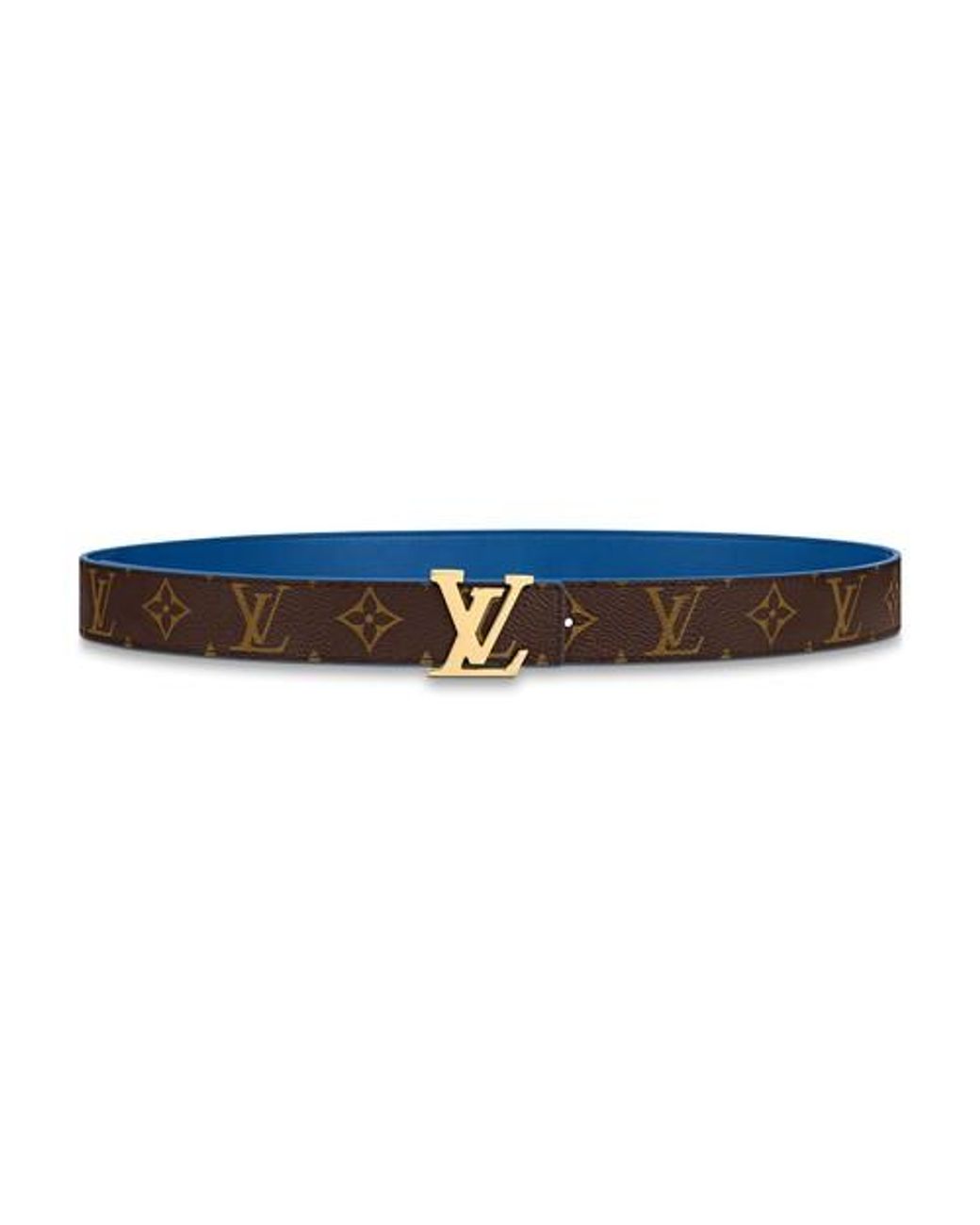 Louis Vuitton LV Initiales 30mm Reversible Belt Rose Poudre + Calf Leather. Size 90 cm