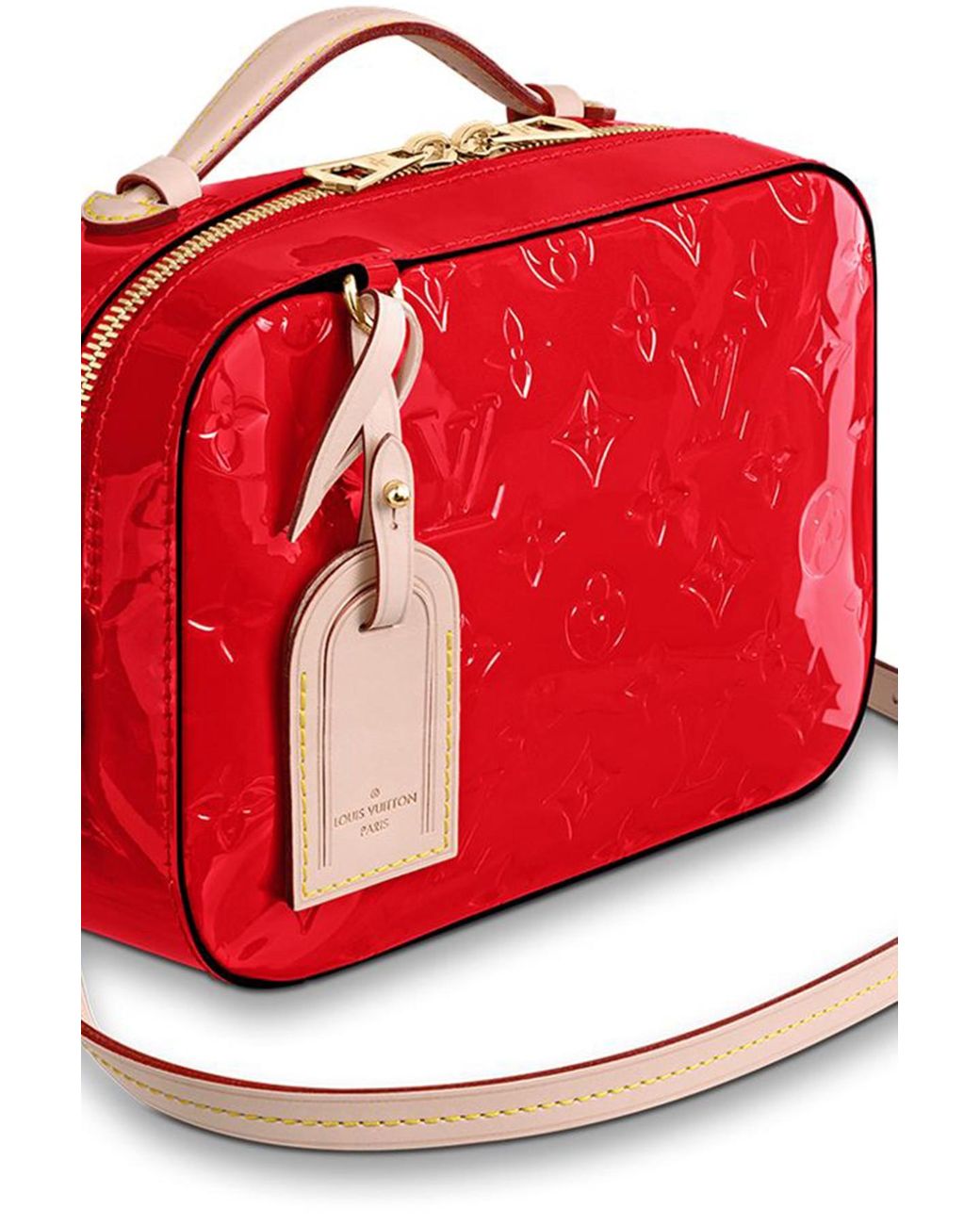 Louis Vuitton Santa Monica Handbag in Red
