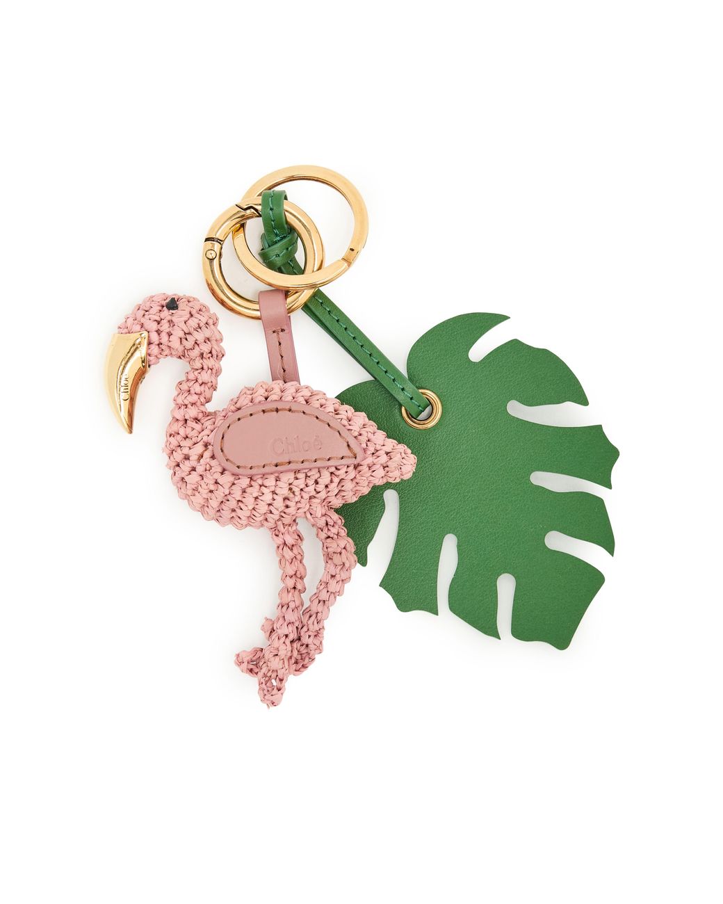 Chloé Green Chloé Symbols Keyring